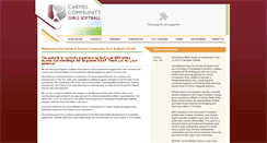 Desktop Screenshot of carmelsoftball.org